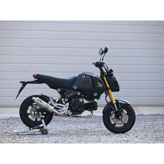 WR'S（ダブルアールズ） GROM フルエキゾースト ショートオーバル