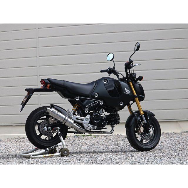 WR'S（ダブルアールズ） GROM フルエキゾースト ショートオーバル