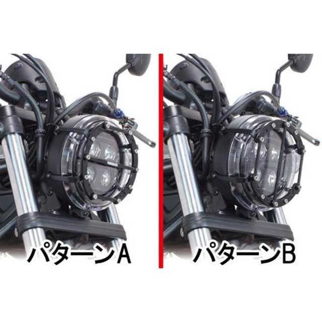 SP武川 ヘッドライトガード（ブラック） SP TAKEGAWAの画像