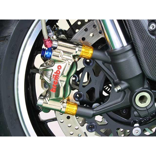ポッシュフェイス Z900RS Z900RSカフェ キャリパーアダプターT20ブレンボキャリパー\u0026320mmディスクローター用（ゴールド） POSH…の画像