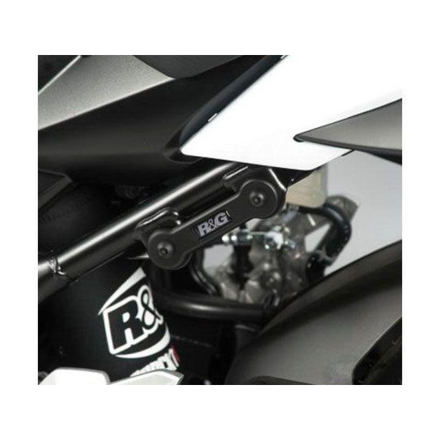 アールアンドジー GSR750 エキゾーストハンガー（ブラック） リアフットプレート付属 R\u0026G_1