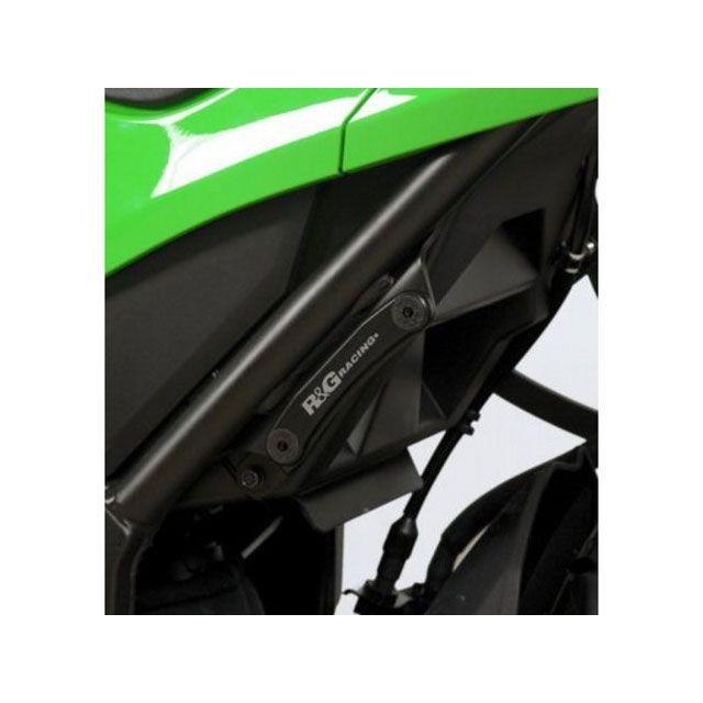 アールアンドジー Ninja250 Z250 エキゾーストハンガー（ブラック） リアフットプレート付属 R\u0026G_1