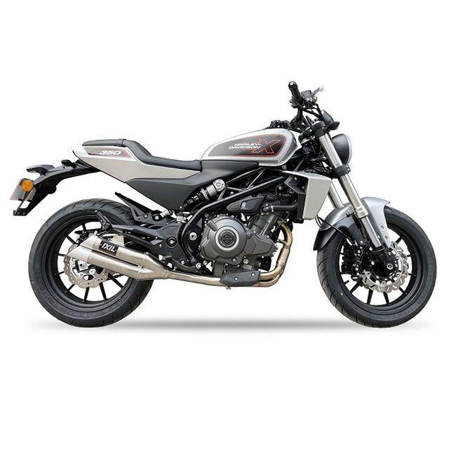 イクシル X350 HARLEY DAVIDSON X350 スリップオンマフラー L3X デュアルハイパーロー IXILの画像