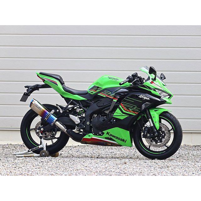 正規品／ダブルアールズ ニンジャ ZX-4R SE ニンジャ ZX-4RR KRT エディション JMCA スリップオン SS-OVAL 焼き色チタ…｜motoride｜09