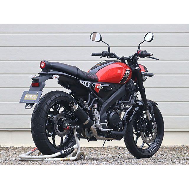 ダブルアールズ XSR125 JMCA フルエキゾースト ショートオーバル F-BLACK（ステンレス）仕様 WR’S_1