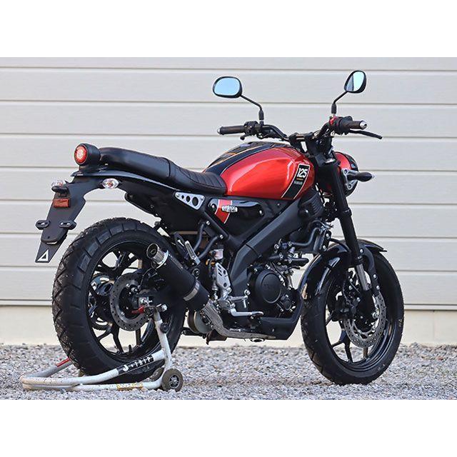 ダブルアールズ XSR125 JMCA フルエキゾースト ショートオーバル F-BLACK（ステンレス）仕様 WR’S_6