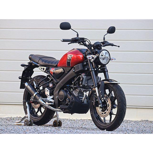 ダブルアールズ XSR125 JMCA フルエキゾースト ショートオーバル F-BLACK（ステンレス）仕様 WR’S_7