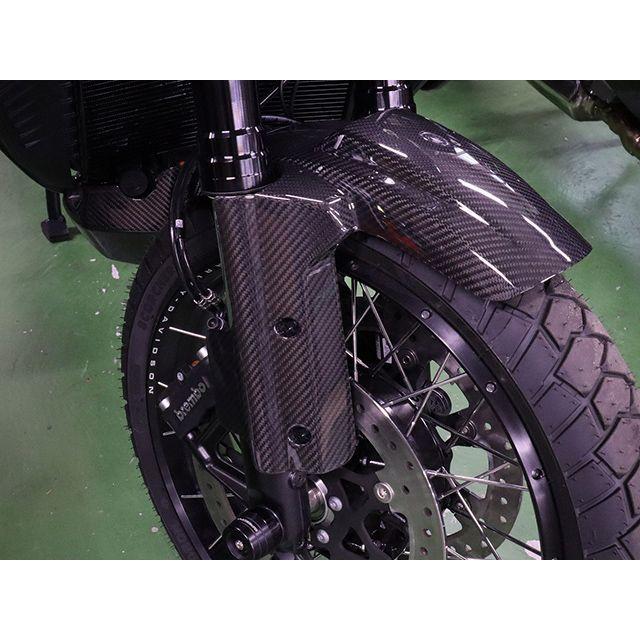 SPEEDRA RA1250 パンアメリカ1250 フロントフェンダー ドライカーボン 仕様 フォージドカーボン（艶あり） SPEEDRAの画像
