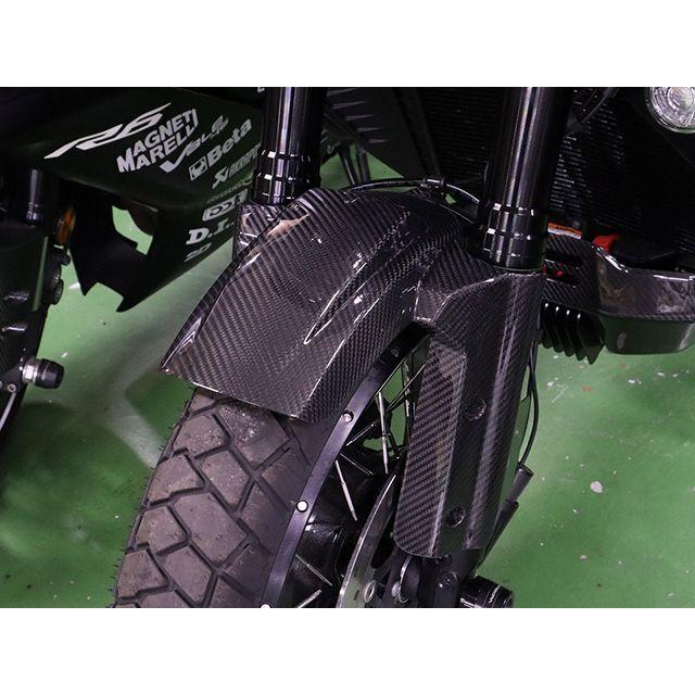 SPEEDRA RA1250 パンアメリカ1250 フロントフェンダー ドライカーボン 仕様 フォージドカーボン（艶あり） SPEEDRAの画像