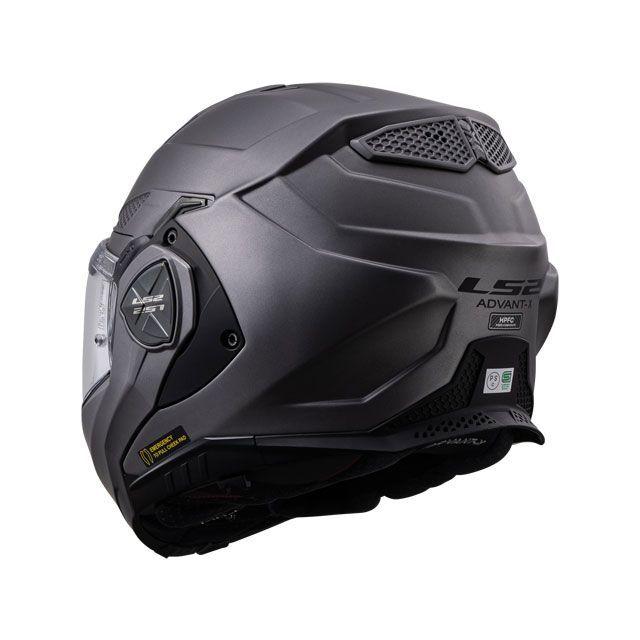 LS2 ADVANT-X システムヘルメットLサイズ　マットチタニウム LS2 HELMETS エルエスツーヘルメット ADVANT-X F（マット チタニウム