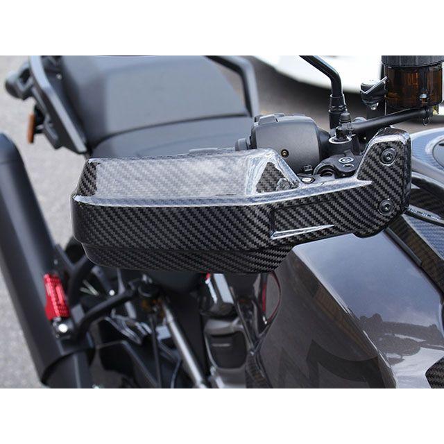 SPEEDRA RA1250 パンアメリカ1250 ハンドガード 左右セット ドライカーボン 仕様 フォージドカーボン（艶消し） SPEEDRAの画像