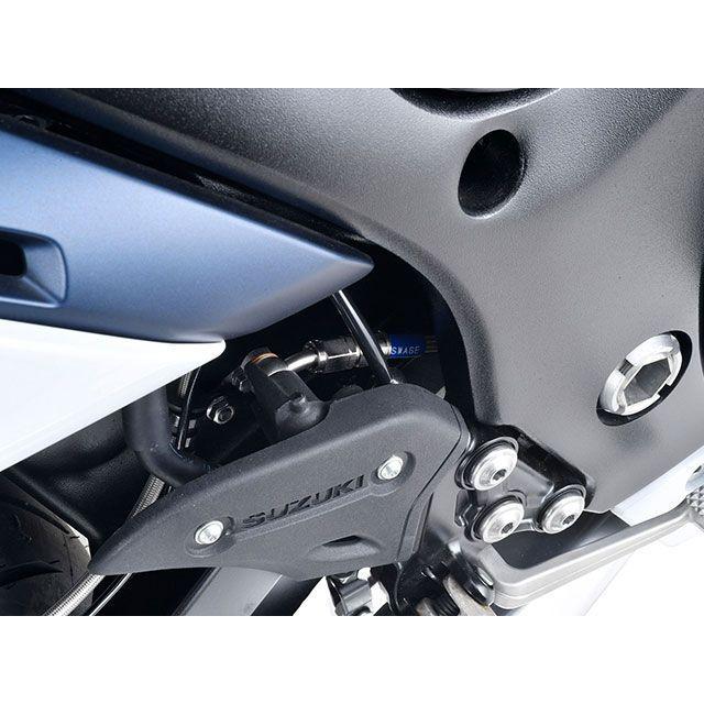 スウェッジラインプロ Hayabusa リアホースキット（ステンレス） ホースカラー ブラック SWAGE-LINE PRO バイク