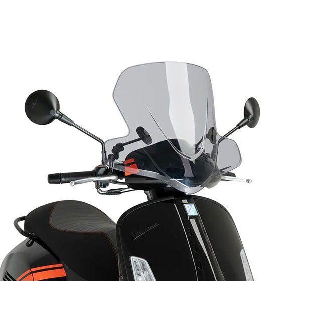 Puigウインドスクリーン　CITYツーリン スモーク　VESPA GTV300 Puig（プーチ） GTV 300 ウインドスクリーンCITYツーリング（スモーク
