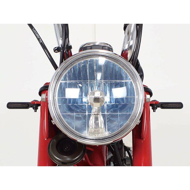 SP武川 汎用（DC12V） オーバルミニLEDウインカー4個セット（スモーク） SP TAKEGAWAの画像