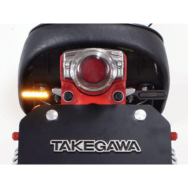 SP武川 汎用（DC12V） オーバルミニLEDウインカー4個セット（スモーク） SP TAKEGAWAの画像