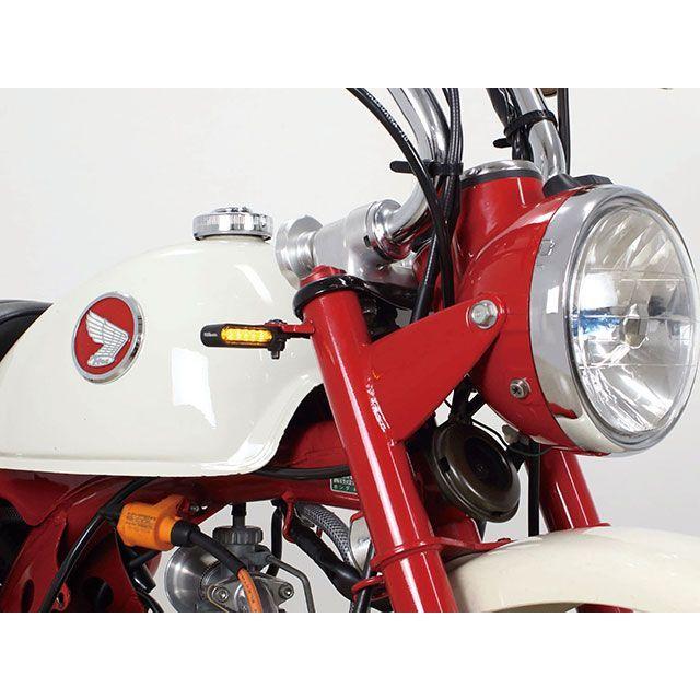 SP武川 汎用（DC12V） オーバルミニLEDウインカー4個セット（スモーク） SP TAKEGAWAの画像