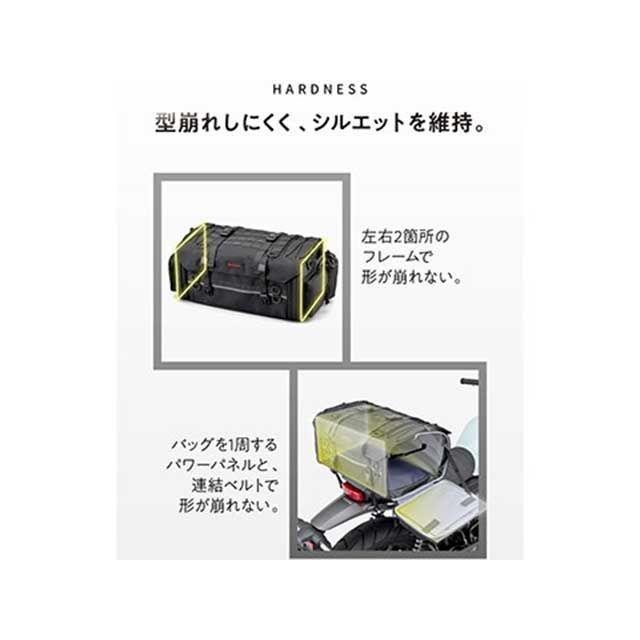 ヘンリービギンズ バイク用 ツーリング シートバッグ BASIC2 Mサイズ（35-44L）ホテル2泊 DH-777（ブラック） メーカー在庫あり …の画像