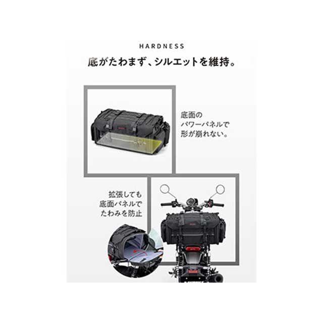 ヘンリービギンズ バイク用 ツーリング シートバッグ BASIC2 Mサイズ（35-44L）ホテル2泊 DH-777（ブラック） メーカー在庫あり …の画像