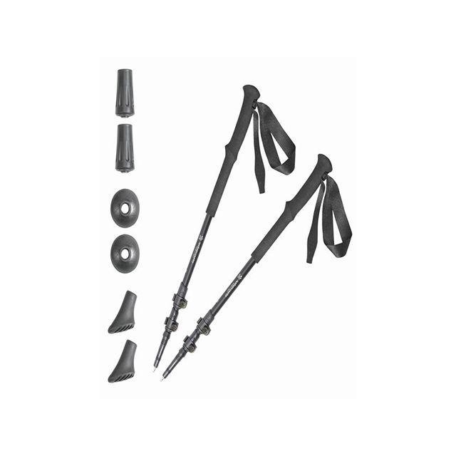 ノーザンカントリー トレッキングポール 2本セット/カーボンシャフト（ブラック） サイズ 125cm northerncountry northern country ノーザンカントリー トレッキングポール 2本セット