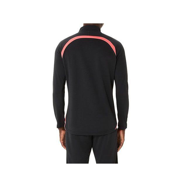 アシックス 2101A301 HALFZIP KNIT TOP（パフォーマンスブラック） サイズ M ASICSの画像