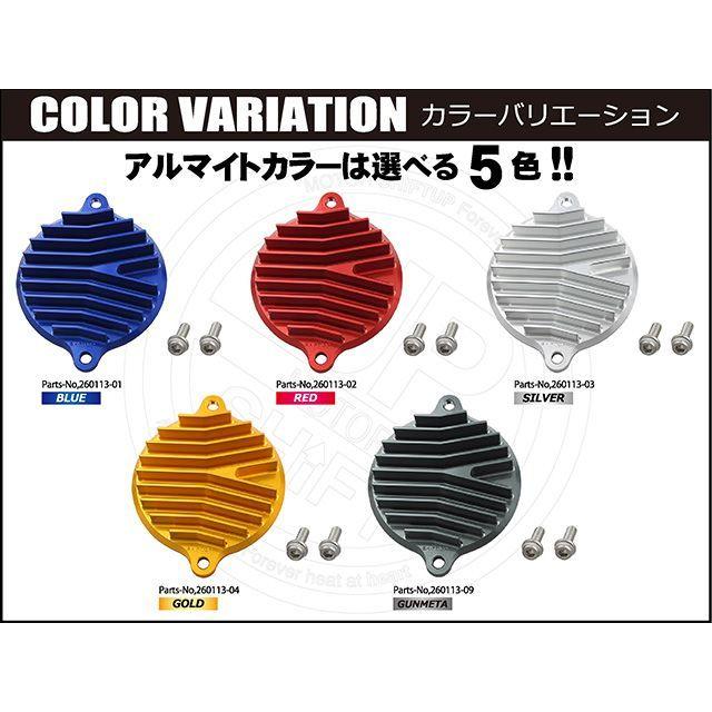 シフトアップ ビレットビックフィンカムカバー（ブルー） SHIFTUP