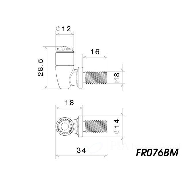リゾマ 汎用 Body Light Unit indicator 1 function FR070BM＋FR440B pair set（マットブラッ…の画像