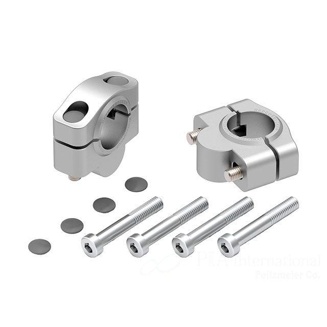 ヘプコ＆ベッカー ハンドルバーライザー 20mm（シルバー） HEPCO＆BECKER_1