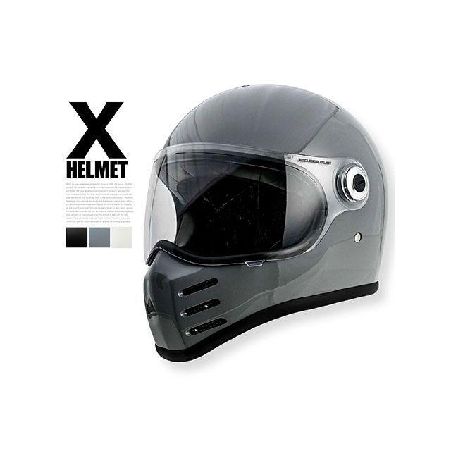 RIDEZ ライズ X HELMET バイク用フルフェイスヘルメット（グロスグレー