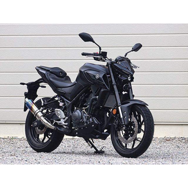 YZF-R25 MT-25 WR'S スリップオンマフラー 焼き色チタン WR'S（ダブルアールズ） YZF-R25/MT-25 S.O.Vショートチタンオーバル