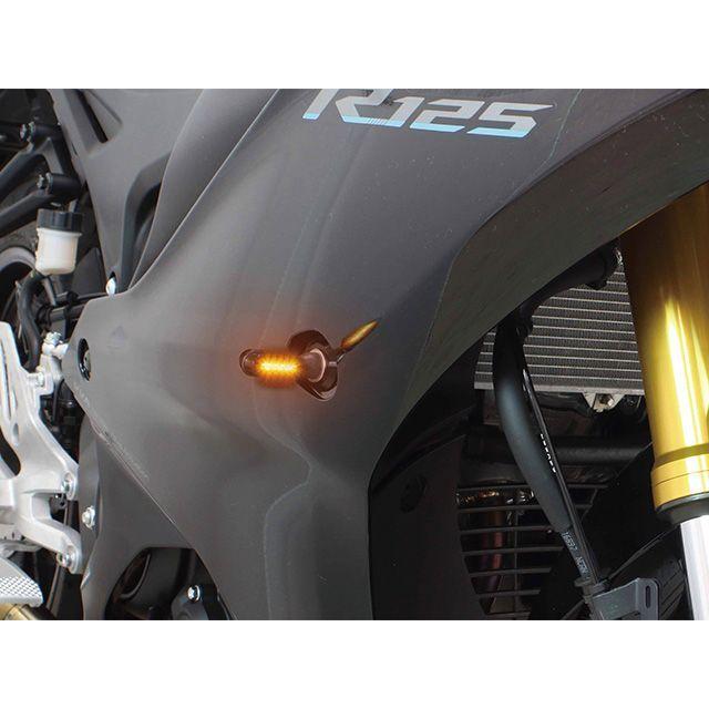 SP武川 YZF-R125 ストリームラインミニLEDウインカーキット（スモーク） SP TAKEGAWAの画像