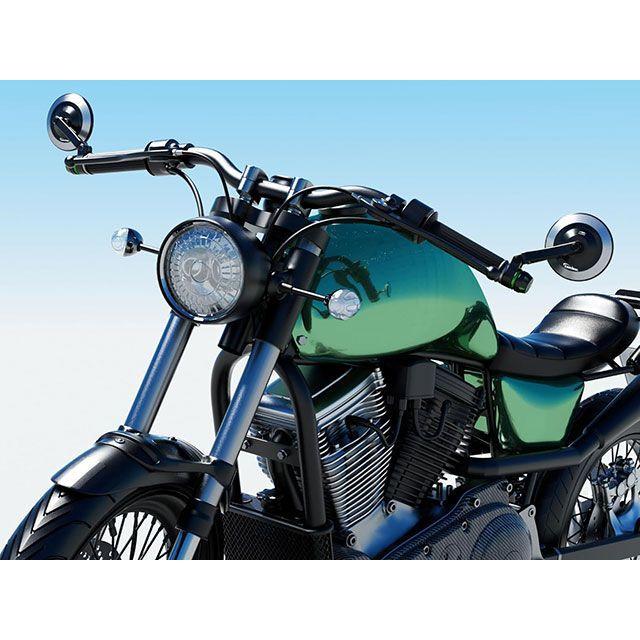 Kaedear（カエディア） 汎用 シックスビジョン ネオクラシックミラー