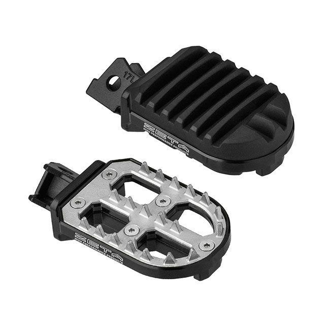 ZETA ジータ アドベンチャーフットペグ（ブラック） メーカー在庫あり