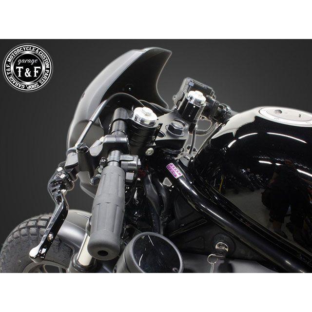 ガレージT&F スティード400 セパレートハンドル 25.4mmΦ39対応（シルバー） T&F_3