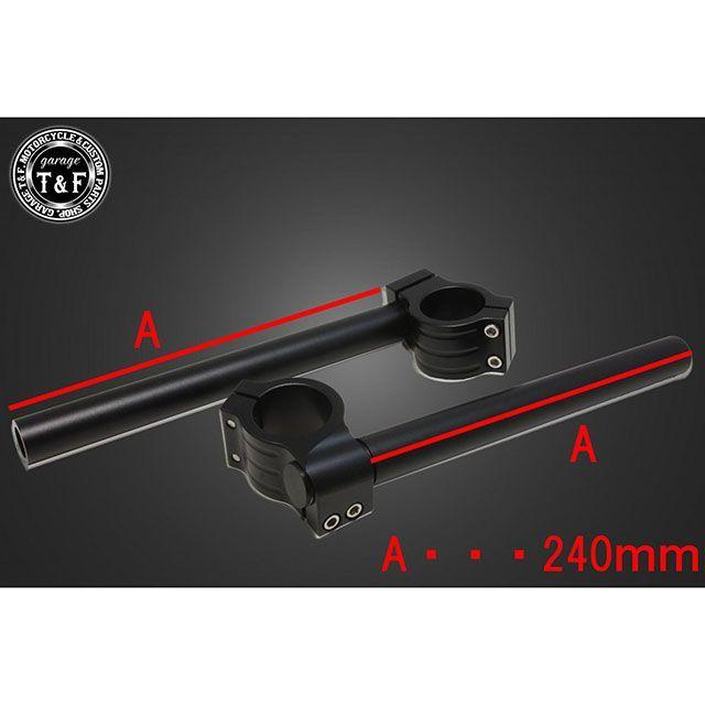 ガレージT&F セパレートハンドル 25.4mmΦ41対応（ブラック） T&F_2