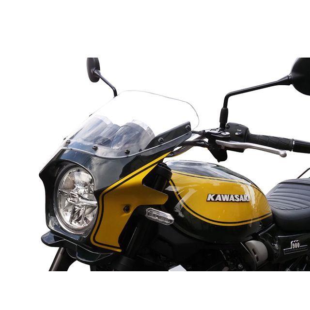 ワールドウォーク Z900RS/ZR900C Z900RS用 2色ビキニカウル/エアロクリア（キャンディーグリーン×ラインイエロー） WWの画像