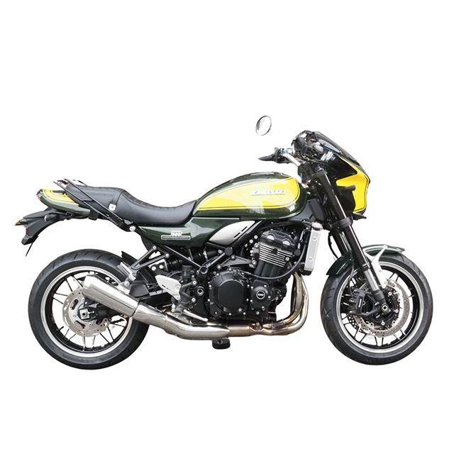 ワールドウォーク Z900RS/ZR900C Z900RS用 2色ビキニカウル/エアロクリア（キャンディーグリーン×ラインイエロー） WWの画像