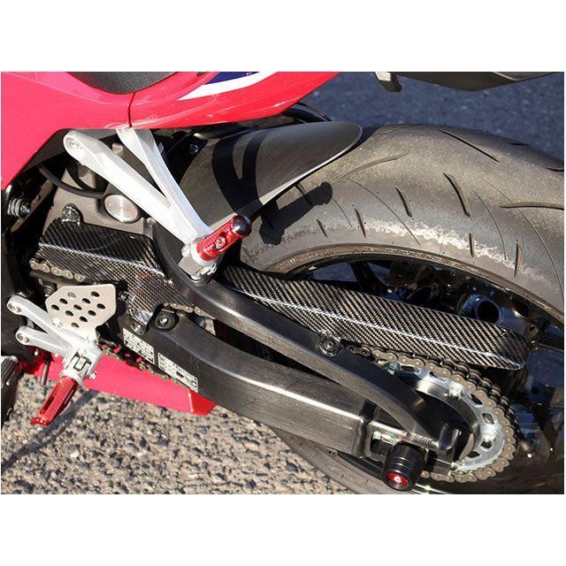 SPEEDRA CBR600RR チェーンガード ドライカーボン 仕様 フォージドカーボン艶消し SPEEDRAの画像