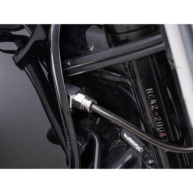 スウェッジラインプロ CB400SF Revo フロントホースキット バイピース（レッド＆ブルー） ホースカラー ブラック SWAGE-LINE P…の画像