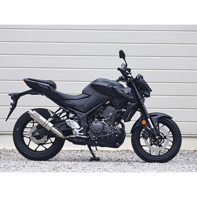 ダブルアールズ YZF-R3/MT-03 JMCA スリップオン S.O.Vショートチタンオーバルソリッドタイプ WR’S