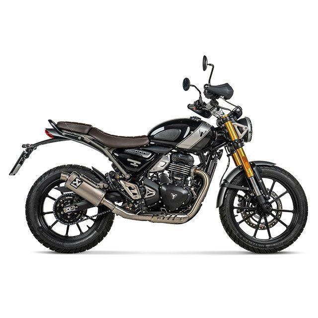 アクラポビッチ Scrambler400X Speed400 スリップオンライン チタン JMCA AKRAPOVICの画像