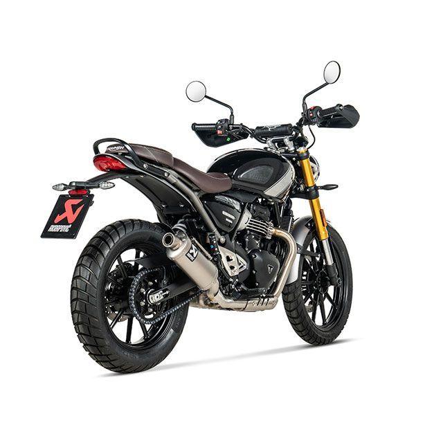 アクラポビッチ Scrambler400X Speed400 スリップオンライン チタン JMCA AKRAPOVICの画像