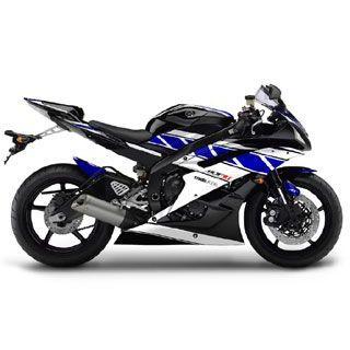 【メーカー直送】エムディーエフ YZF-R6 YZF-R6（06-07） グラフィックキット ストロボモデル ブルータイプ タイプ コンプリートセッ…の画像