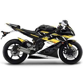 【メーカー直送】エムディーエフ YZF-R6 YZF-R6（06-07） グラフィックキット ストロボモデル パンプキンイエロータイプ タイプ コン…の画像