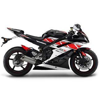 【メーカー直送】エムディーエフ YZF-R6 YZF-R6（06-07） グラフィックキット ストロボモデル レッドタイプ タイプ コンプリートセッ…の画像