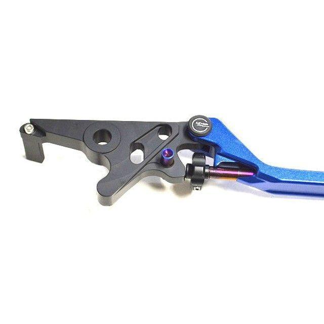 KN企画 AR APEXX 調整式ブレーキレバー左右セット シグナスグリファスABS/X FORCE（ブルー） kn926_1