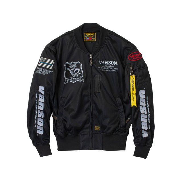 バンソン　メッシュジャケット　中古　美品　早い者勝ちです✨ VANSON（バンソン） 2026春夏モデル VS26101S メッシュMA-1ジャケット