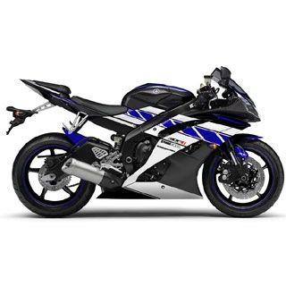 【メーカー直送】エムディーエフ YZF-R6 YZF-R6（08-16） グラフィックキット ストロボモデル 車体色：ブラック用ブルータイプ タイプ…の画像