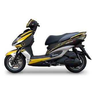 【メーカー直送】エムディーエフ CYGNUS X125 CYGNUS X125（13-15） グラフィックキット ストロボモデル パンプキンイエロー…_1