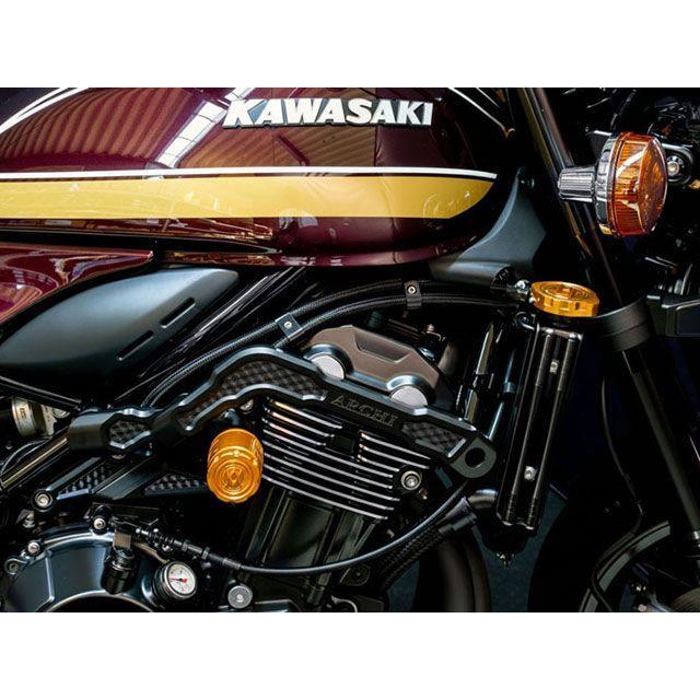 ARCHI アーキ Z900RS/CAFE/SE ブラックメッシュ オーバーフローホース