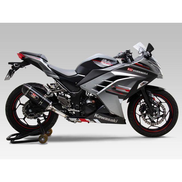 ヨシムラ Ninja250/ABS Z250 Slip-On R-77S サイクロン カーボンエンド EXPORT SPEC 政府認証 サイレンサー…の画像